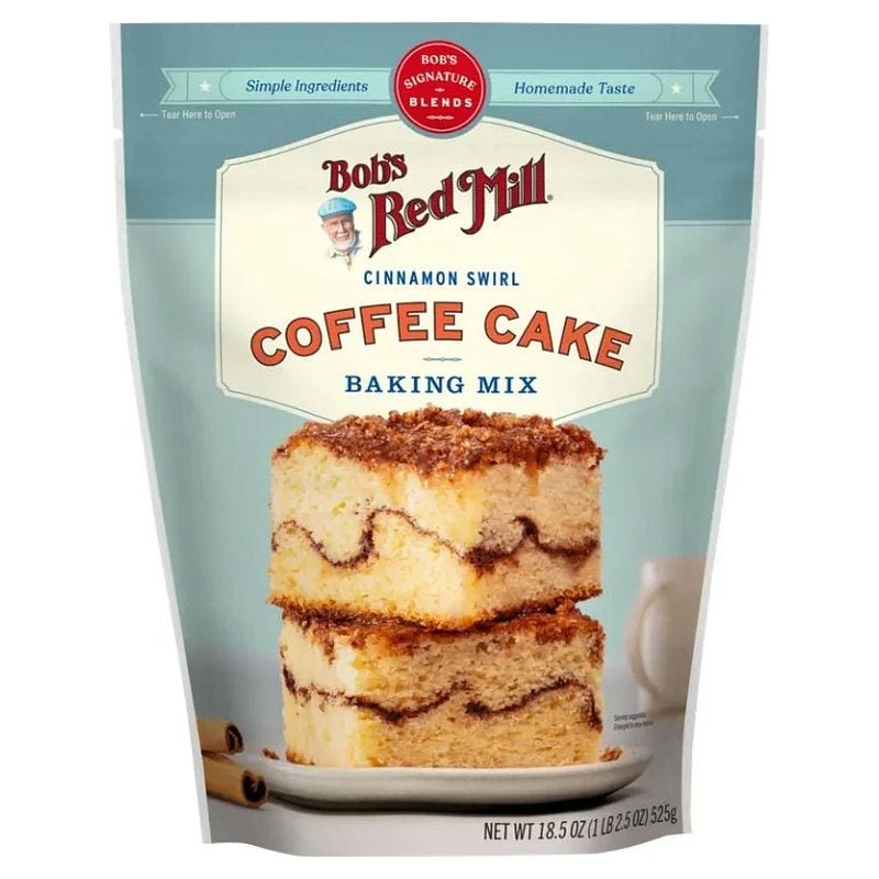Bob's Red Mill Cinnamon Swirl Coffee Cake Mix, 18.5 oz