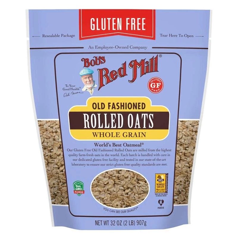 Bob's Red Mill Gluten-Free Old Fashioned Rolled Oats, 32 oz resealable bag