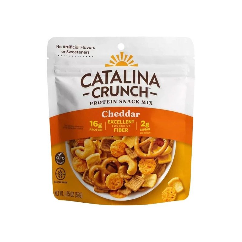 Catalina Crunch Cheddar Protein Snack Mix, 1.85 oz bag