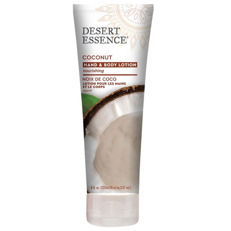Desert Essence Coconut Hand & Body Lotion, 8 fl oz