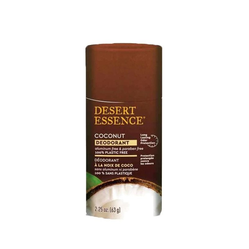 Desert Essence Coconut Plastic-Free Deodorant, 2.25 oz