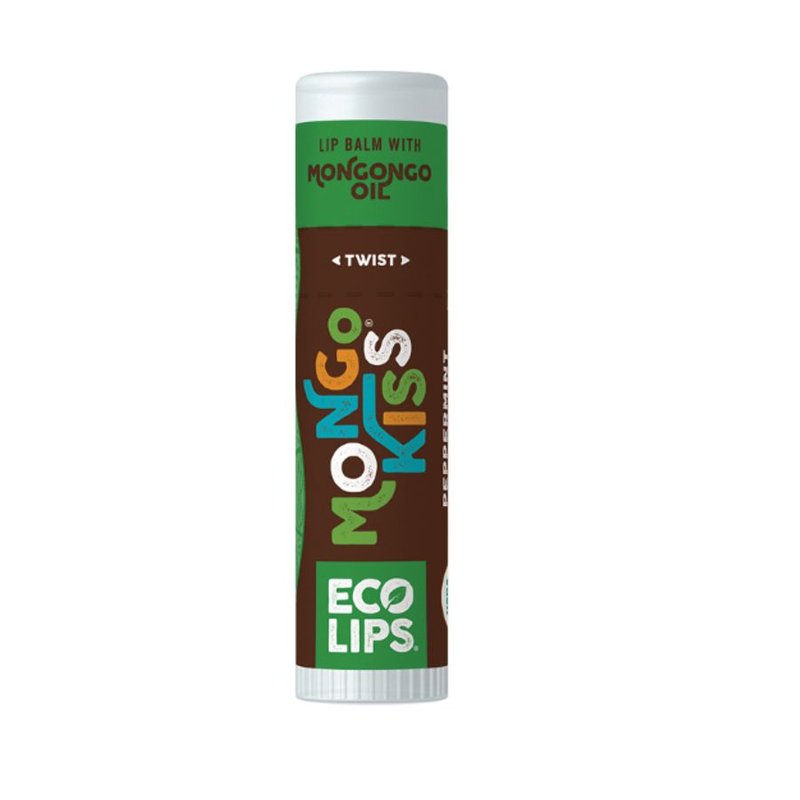 Eco Lips Mongo Kiss Lip Balm, Peppermint, 0.25 oz