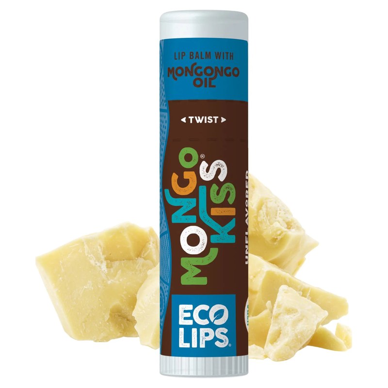 Eco Lips Mongo Kiss Organic Lip Balm, Unflavored, 0.25 oz