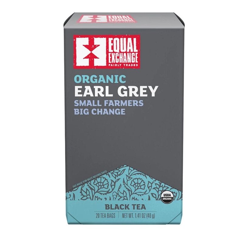 Equal Exchange Organic Earl Grey Black Tea, 20 tea bags
