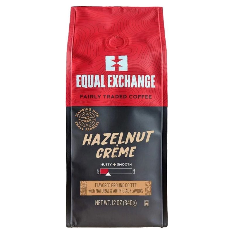 Equal Exchange Organic Hazelnut Creme Ground Coffee, 12 oz