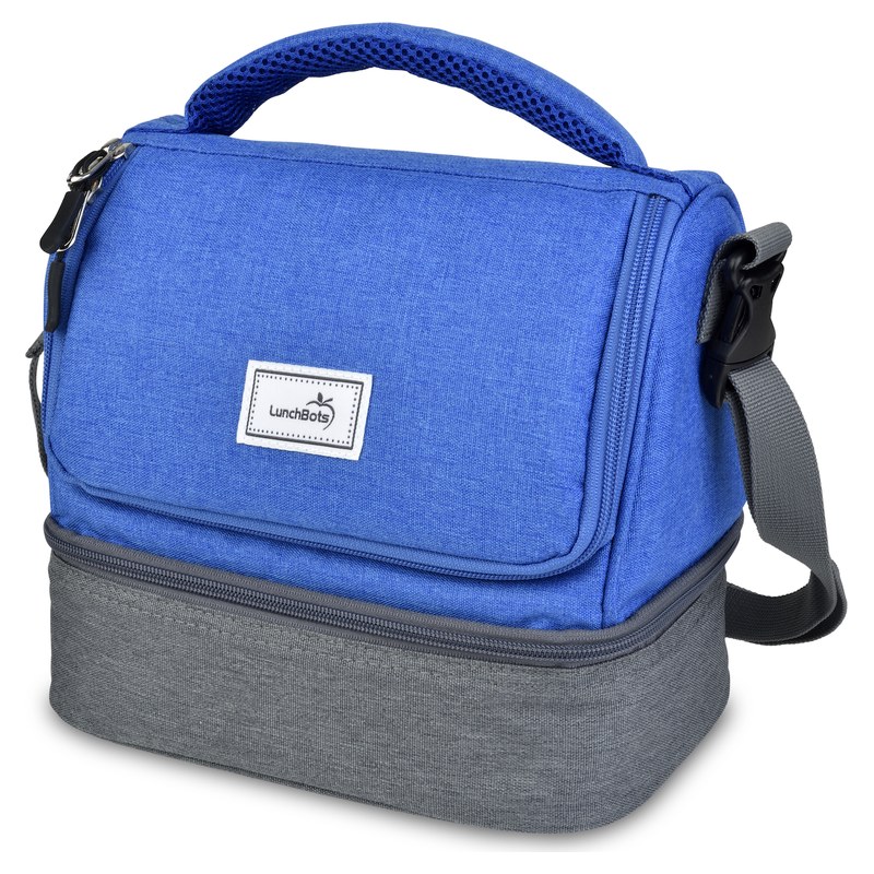 LunchBots Royal Insulated Duplex Lunch Bag, Royal