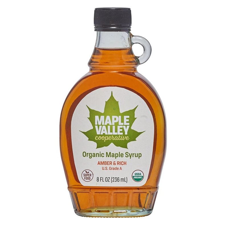 Maple Valley Cooperative Amber & Rich Organic Maple Syrup, 8 fl oz
