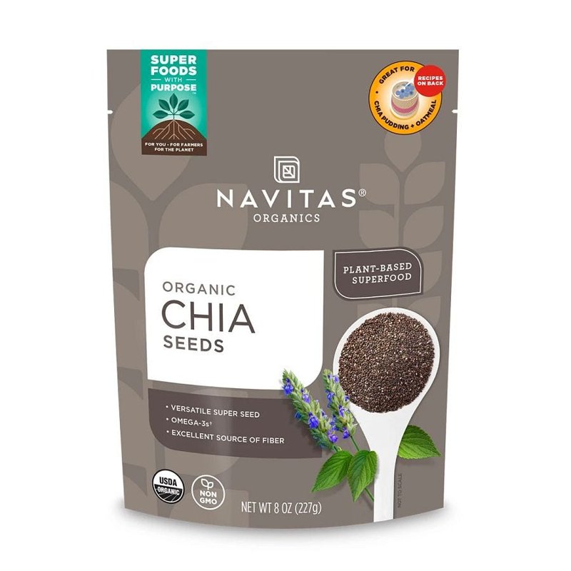 Navitas Organics Organic Chia Seeds, 8 oz bag