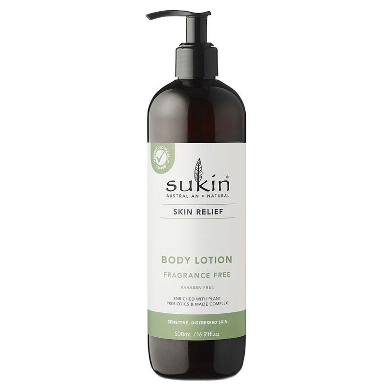 Sukin Skin Relief Fragrance-Free Body Lotion, 16.9 fl oz