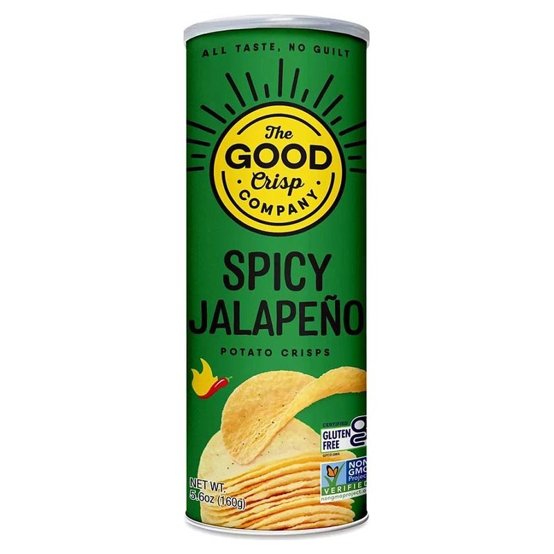 The Good Crisp Company Spicy Jalapeno Potato Crisps, 5.6 oz
