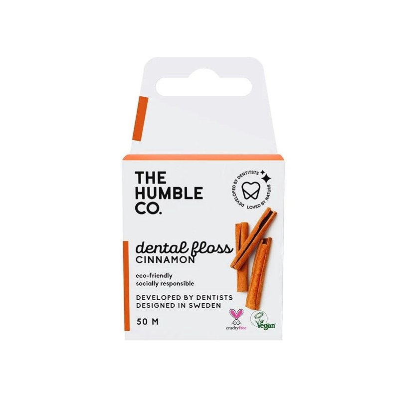 The Humble Co. Cinnamon Dental Floss, 50 meters