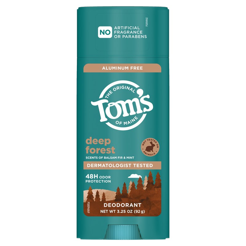 Tom's of Maine Deep Forest Aluminum-Free Natural Deodorant Stick, 3.25 oz