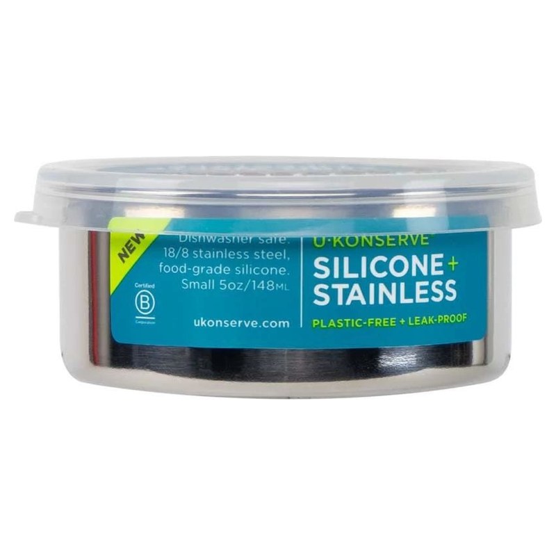 U-Konserve Round Small Stainless Steel Container, 5 oz