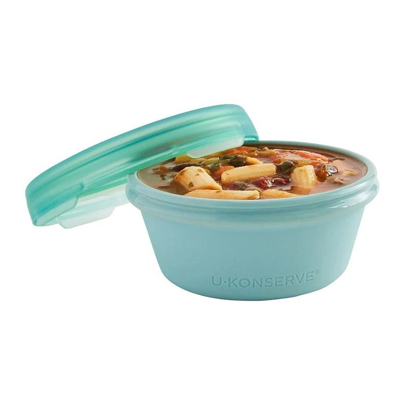 U-Konserve Silicone Round BounceBox, Seafoam, 8 oz